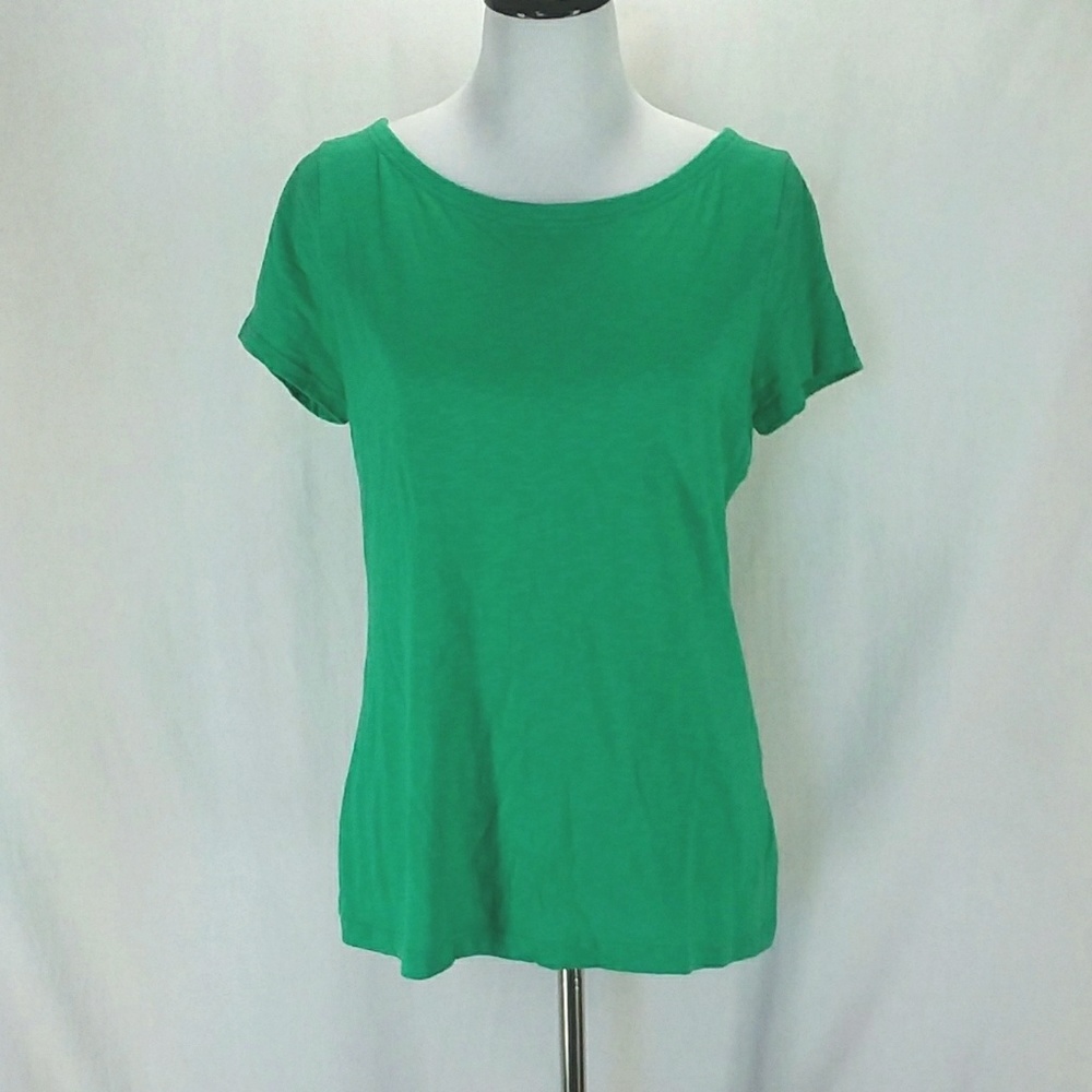 Talbots Size Small Green Top Shirt